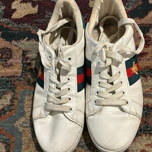 Gucci Ace Sneakers With Bee